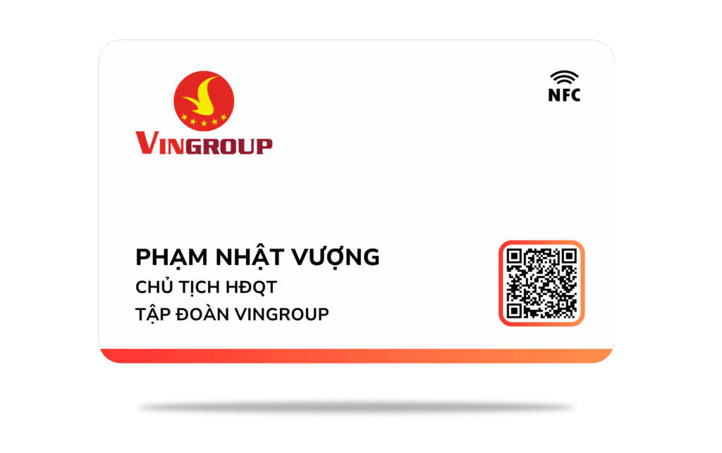 Thẻ Trắng Doanh Nhân Pro ID - Mẫu Vingroup