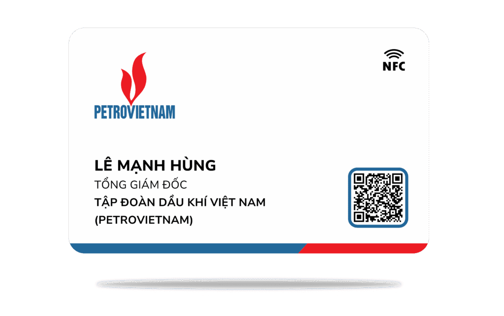 Thẻ Trắng Doanh Nhân Pro ID - Mẫu PetroVietnam