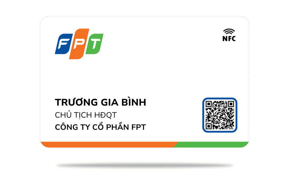 Thẻ Trắng Doanh Nhân Pro ID - Mẫu FPT Corporation