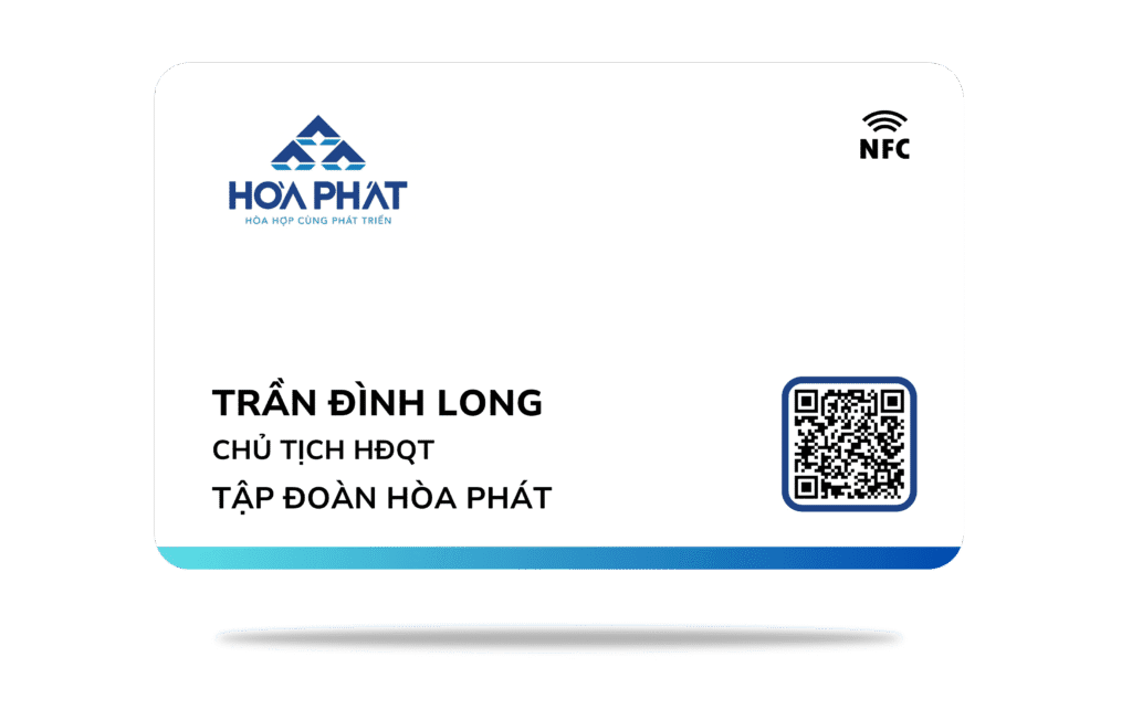 Thẻ Trắng Doanh Nhân Pro ID - Mẫu Hòa Phát Group
