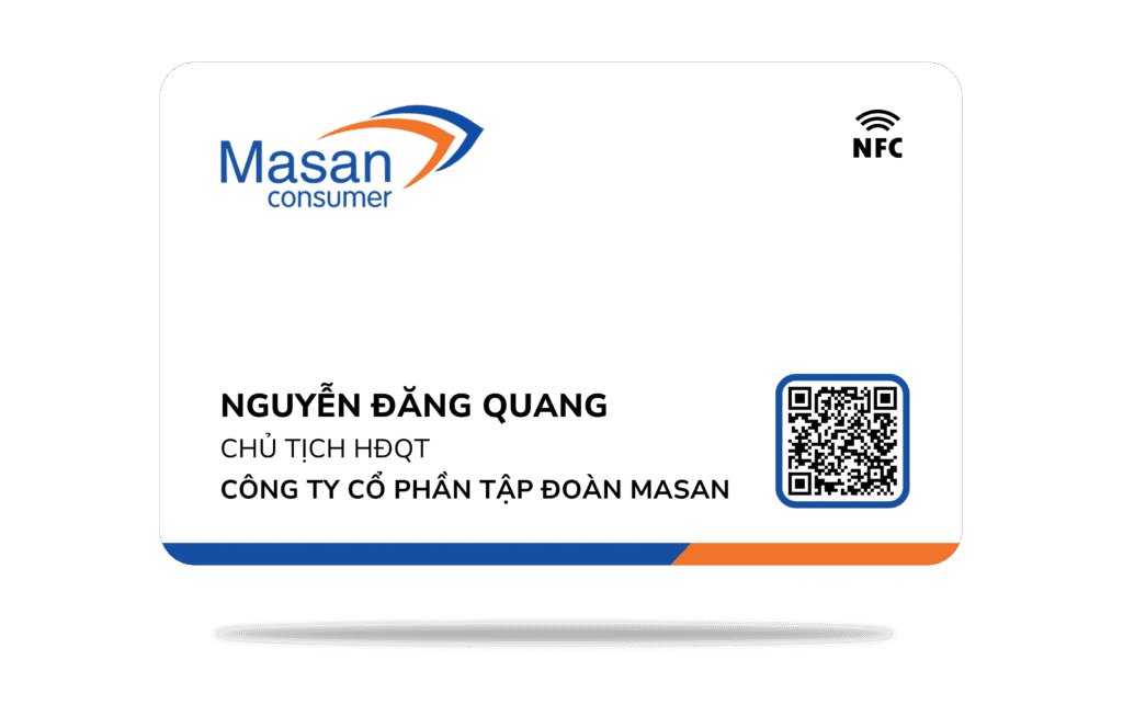 Thẻ Trắng Doanh Nhân Pro ID - Mẫu Masan Consumer