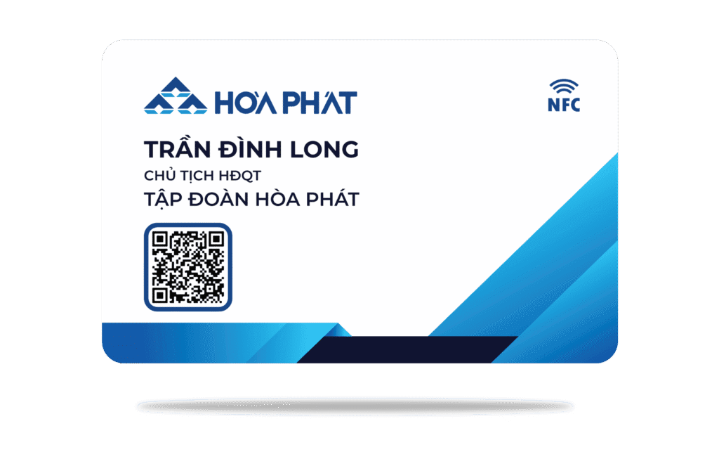 Thẻ Thiết Kế Riêng Pro ID - Mẫu Tập Đoàn Hòa Phát Phối Màu