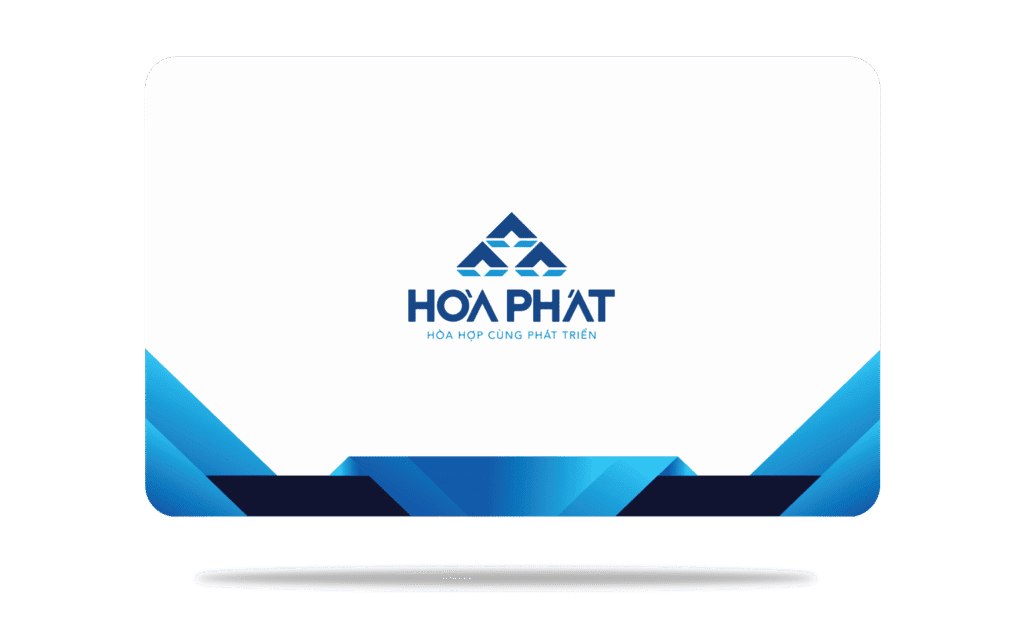 Thẻ Thiết Kế Riêng Pro ID - Mẫu Tập Đoàn Hòa Phát Phối Màu